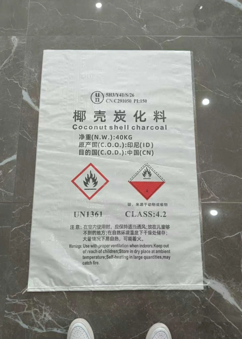 Activated carbon export packaging - PT. Globalindo Energy Lestari